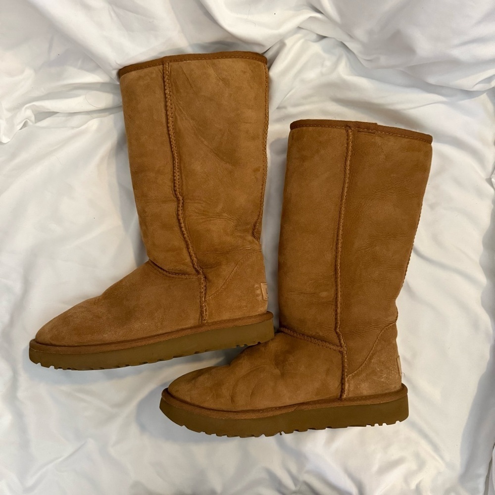 EUC UGG Classic Tall II Chestnut Boots